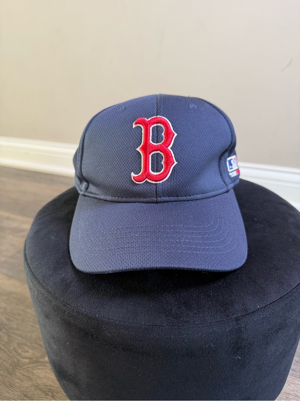 MLB Kids Navy and Red Baseball Cap with 'B' Logo